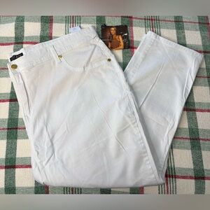 IMAN White Women's Jeans Size 22W NWT